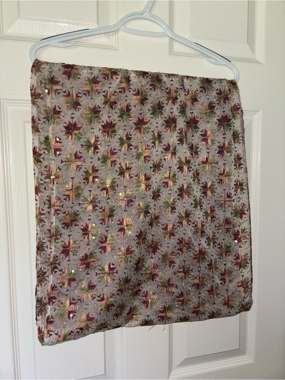 Raj Brand Fashion Infinity Scarf Autumn Colors w/Gold Sequins from Anthropologie